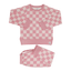 Checker Baby Pink