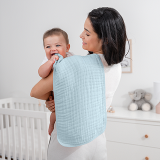 Baby Burp Cloths - 100% Muslin Cotton