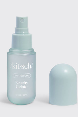 Kitsch Beachy Gelato hair perfume bottle on a light gray background