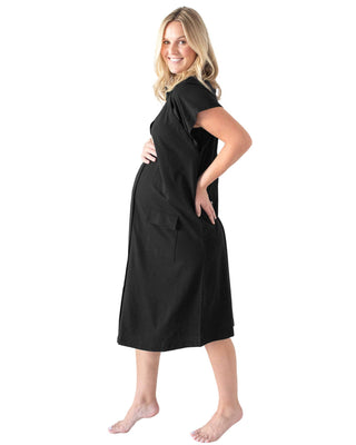 3-in-1 Universal Labor, Delivery & Nursing Gown (Hospital + Home)