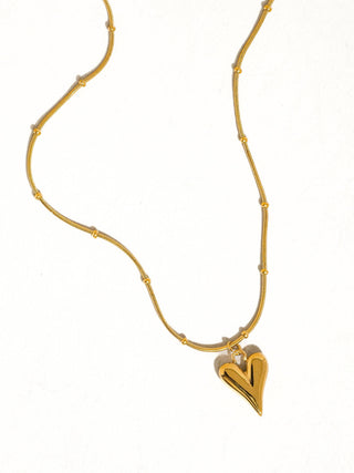 Gold Delicate Heart Necklace