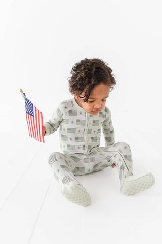 Kiki & Lulu Flags Convertible Footies