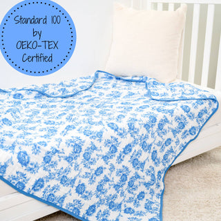 A Peony For Your Thoughts Muslin Blanket