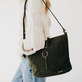 Rosemary Suede Bucket Purse