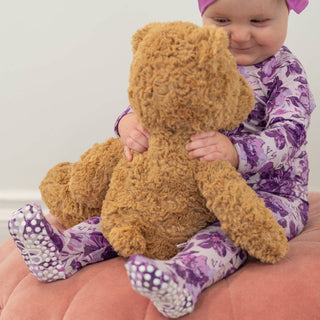 Sweet Bamboo Amelia Bedelia Zipper Footie
