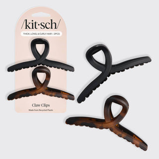 Kitsch Large Loop Claw Clip Set