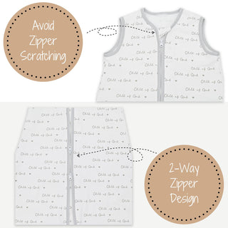 LollyBanks Child of God Baby Sleep Sack, 100% Organic Cotton