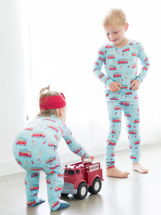 Paws To The Rescue Footed One Piece Pajama