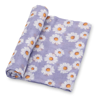 Beautiful Daisy Baby Muslin Swaddle Blanket