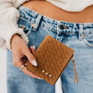 Kat Suede Wallet