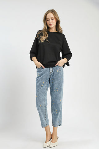 Laid Back Luxe Drop Shoulder Top