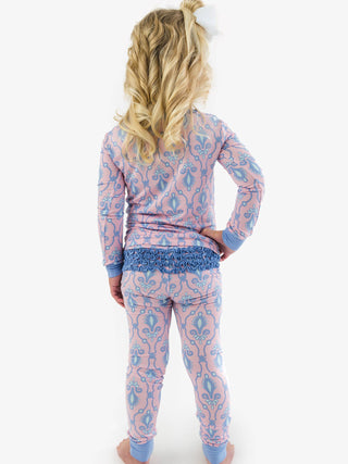 Toddler Fairytale Jewels Ruffle Bamboo Pajama Set
