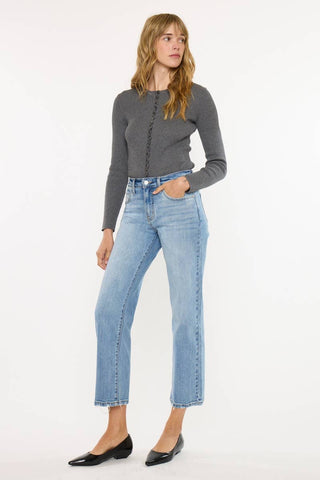 KanCan Melissa High Rise Slim Wide Leg Jeans