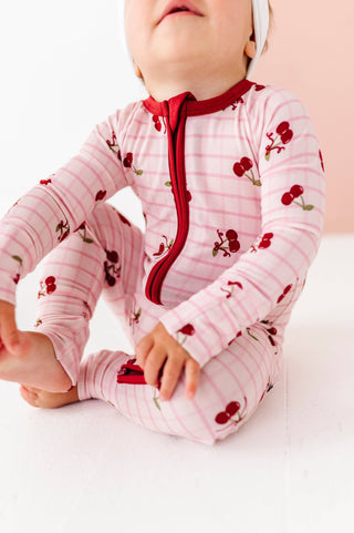 Kiki & Lulu Cherry Sweet Convertible Footies