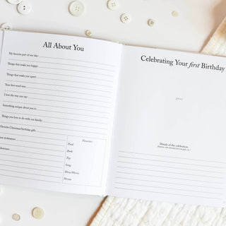 Childhood Keepsake Memory Book | Birth to 18