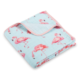 Flamingo Muslin Blanket