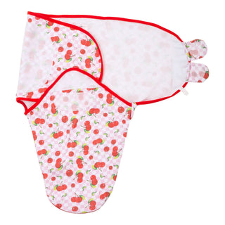 LollyBanks Cherry on Top Sleep Swaddle 100% Organic Cotton