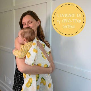 When Life Hands You Lemons Baby Muslin Swaddle Blanket