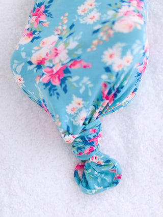Fancy Me Floral Sleep Gown & Bow Hat Set