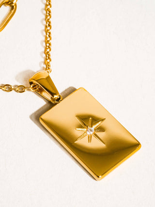 Gold Layered Astro Chain Necklace