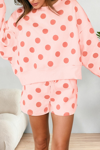 Ellie & Oak Sweet Spot Polka Dot Lounge Set