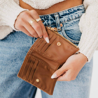 Kat Suede Wallet