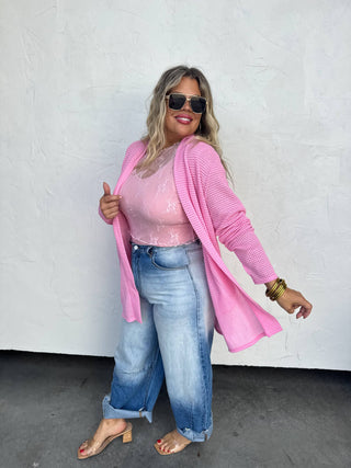 Pretty in Pink Lola Cardigan