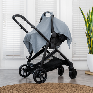 Car Seat Cover | Breathable Muslin Infant Canopy