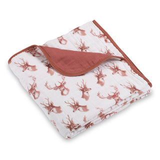 Oh Deer Muslin Blanket