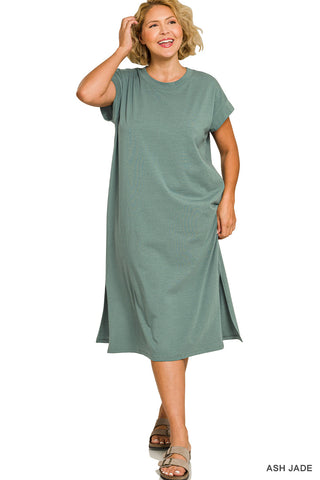 Everyday Ease Plus Midi Dress