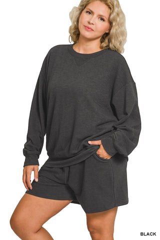 Casual Comfort Plus Shorts Set