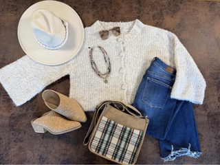 Posie Plaid Crossbody Bag