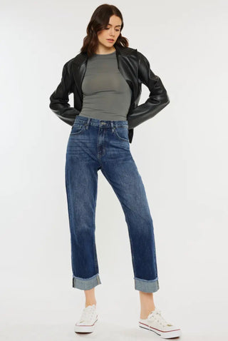 KanCan Finley Essentials High Rise Straight