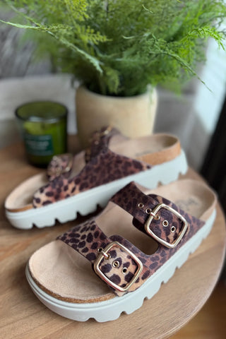 Corky's Rumor Has It Leopard 2 Sandal