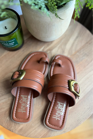 Corky's Yummy Sandal - Cognac