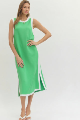Everyday Contrast Midi Dress