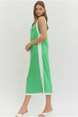 Everyday Contrast Midi Dress