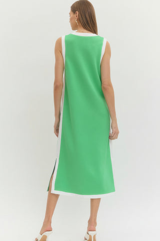 Everyday Contrast Midi Dress