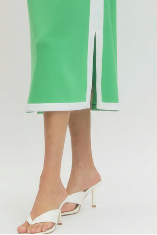 Everyday Contrast Midi Dress