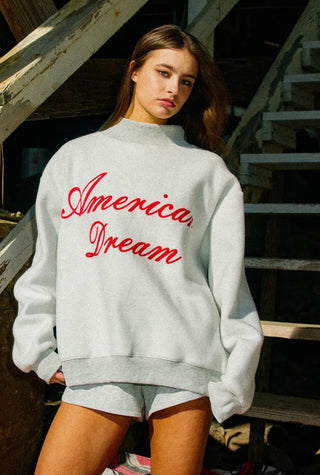God’s Country Reversible Mock Neck Sweatshirt
