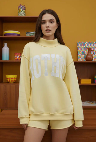 Sweet Butter “MOTHER” Mock Neck Sweatshirt