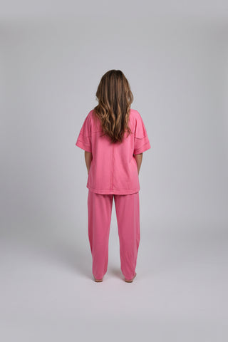 MIneral Washed Cotton Barrel Pant