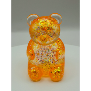 Glittered Gummy Bear Squishy Toy