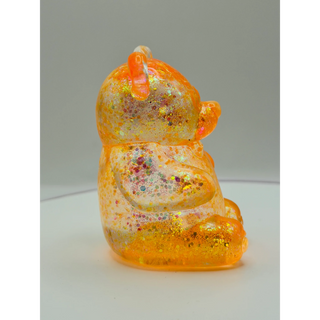 Glittered Gummy Bear Squishy Toy