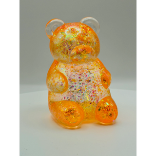 Glittered Gummy Bear Squishy Toy