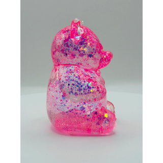 Glittered Gummy Bear Squishy Toy
