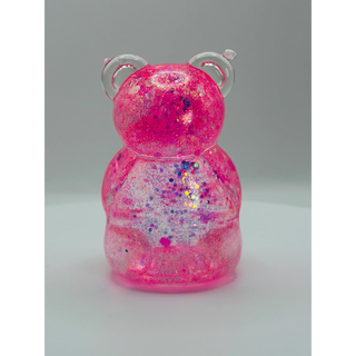 Glittered Gummy Bear Squishy Toy