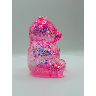 Glittered Gummy Bear Squishy Toy