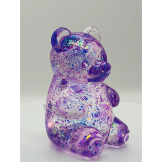 Glittered Gummy Bear Squishy Toy