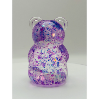 Glittered Gummy Bear Squishy Toy